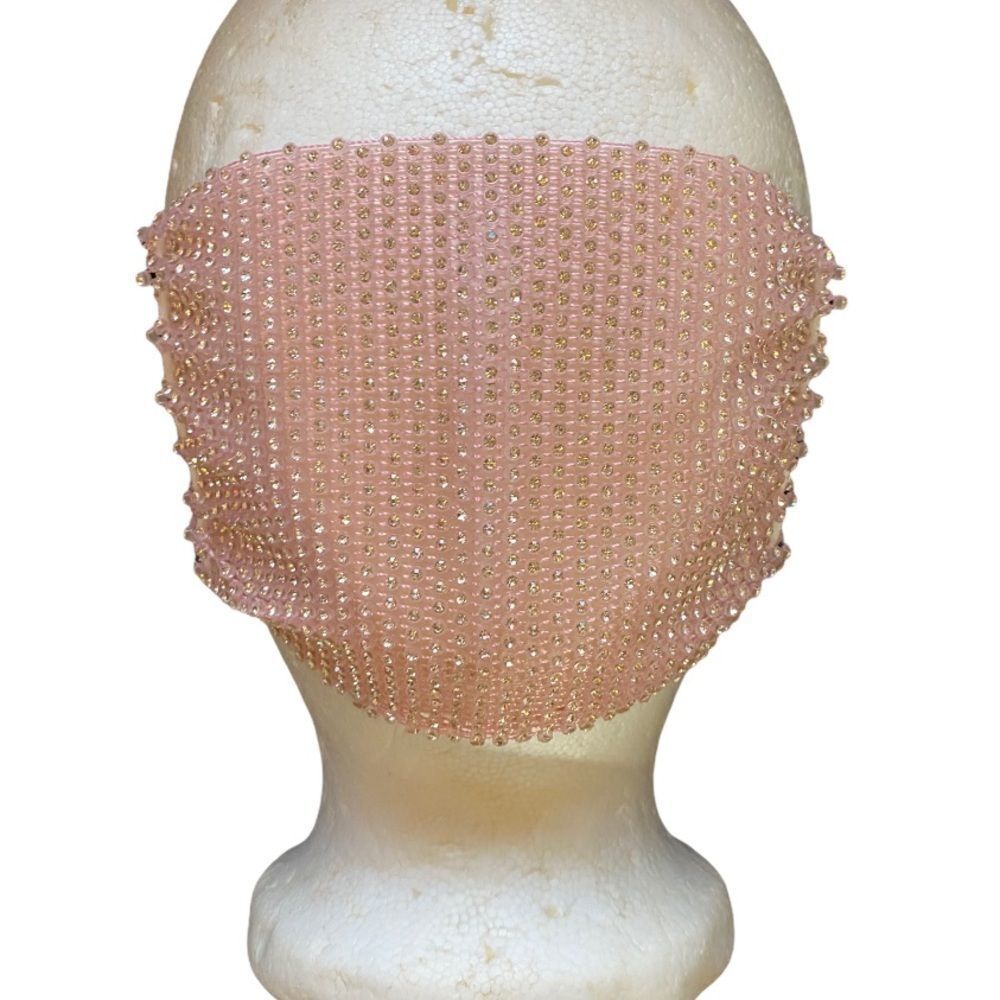 Sequin Netting Mask Cover-Up NWT